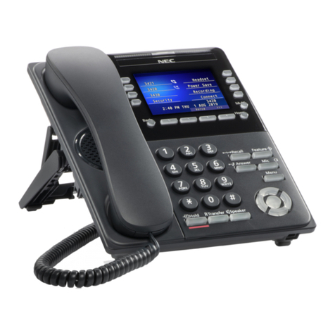 NEC UNIVERGE SL2100 User manual