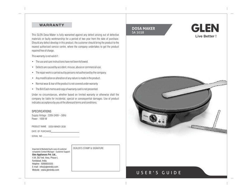 Glen SA 3038 user guide