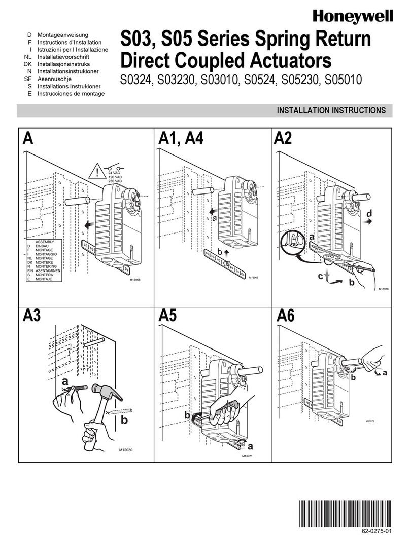 Honeywell S05 Series User manual Honeywell S05 Series User manual