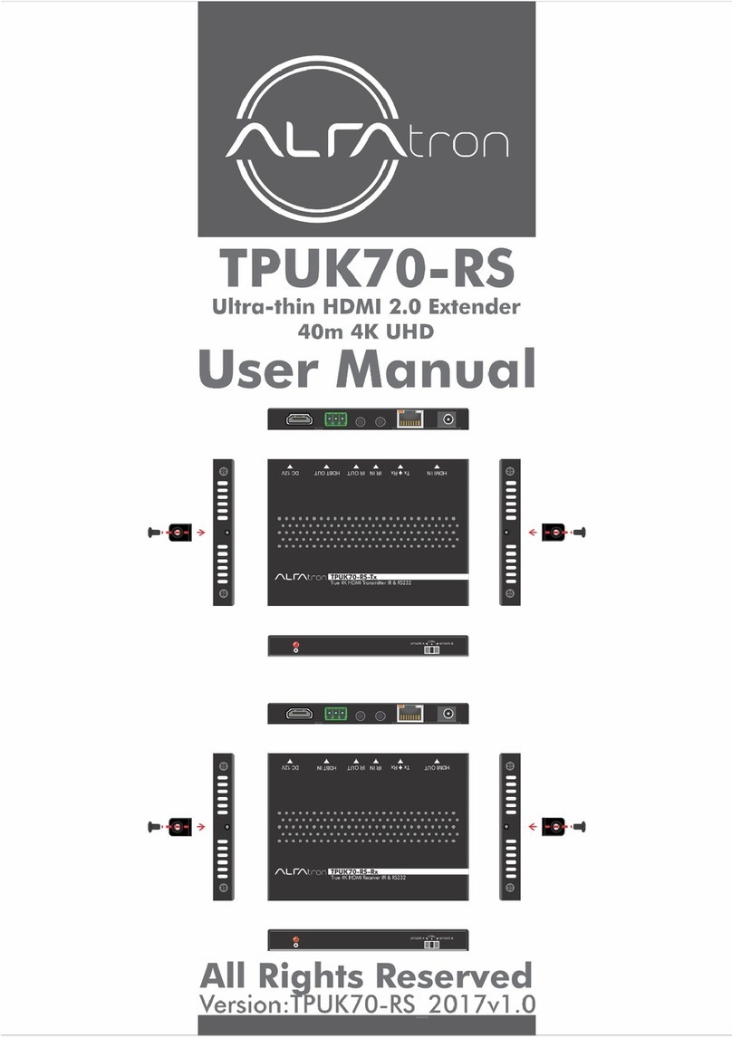 ALFAtron TPUK70-RS T user manual