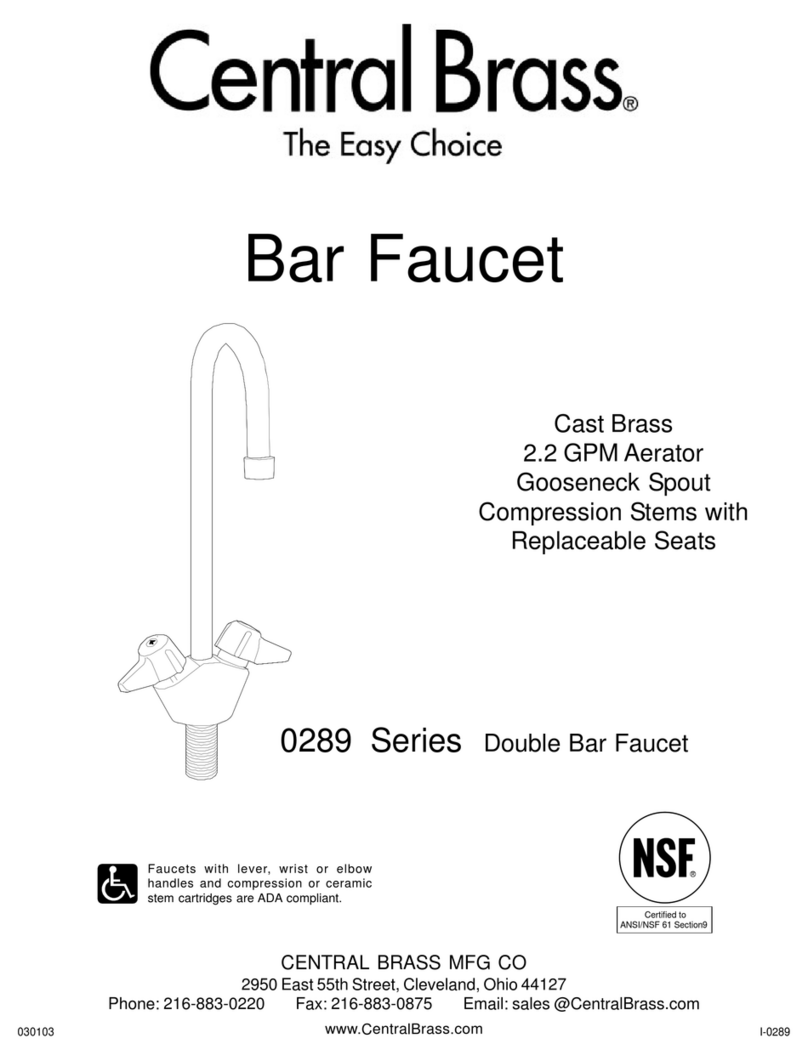 Central Brass 0289 Series User manual