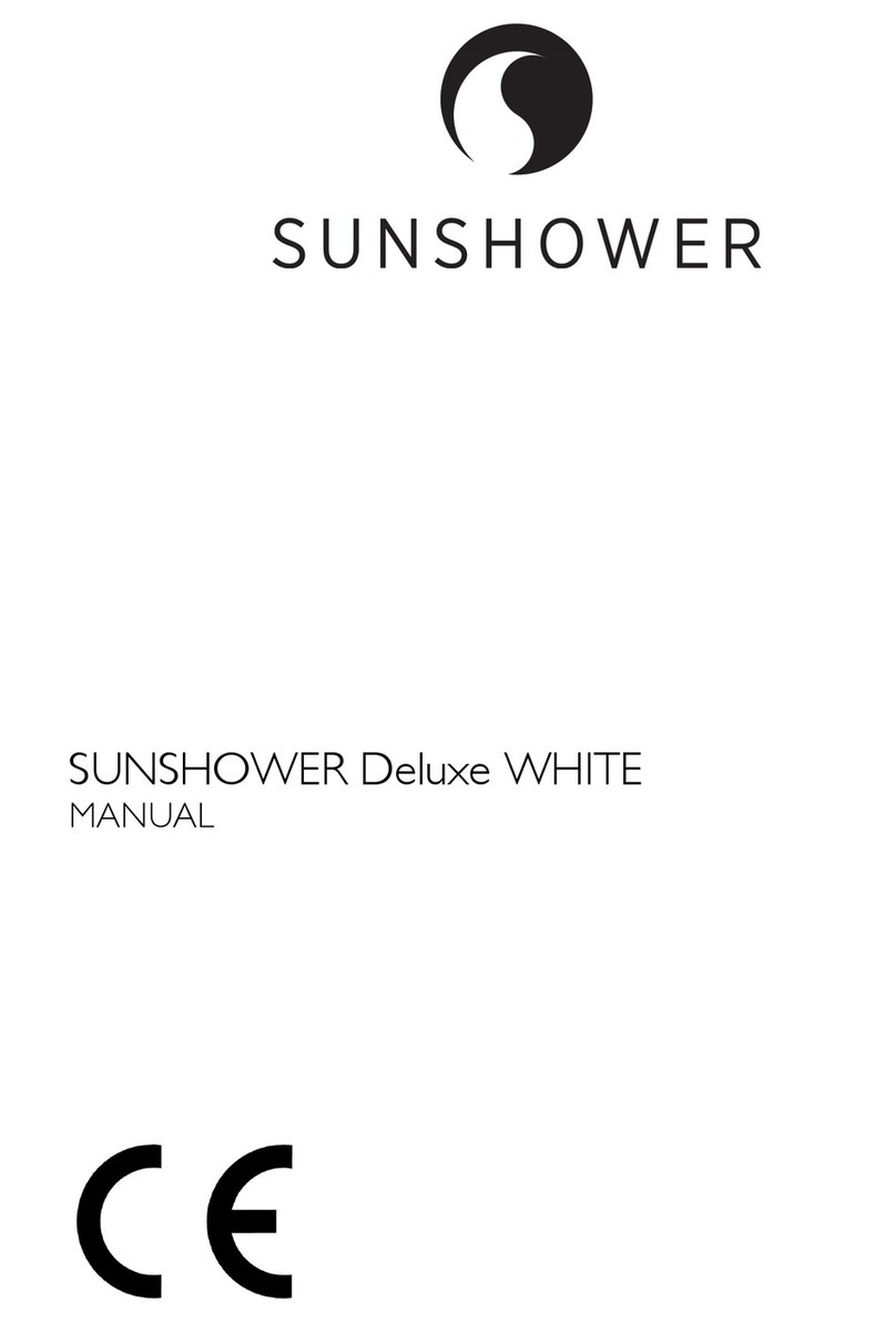 Sunshower DELUXE WHITE User manual