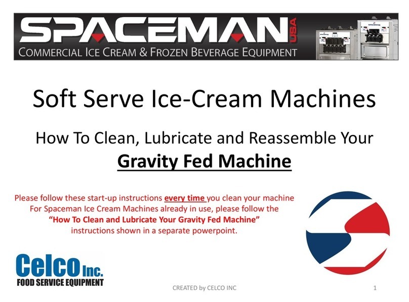 Spaceman Gravity Fed Machine User manual