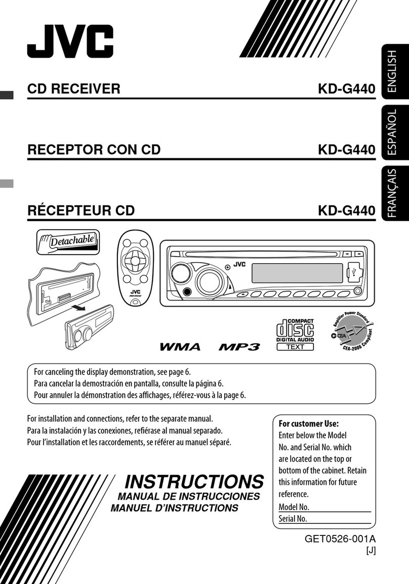 JVC KD-G440 User manual
