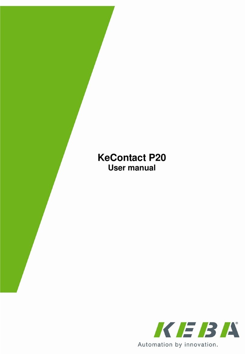 Keba KeContact P20 User manual