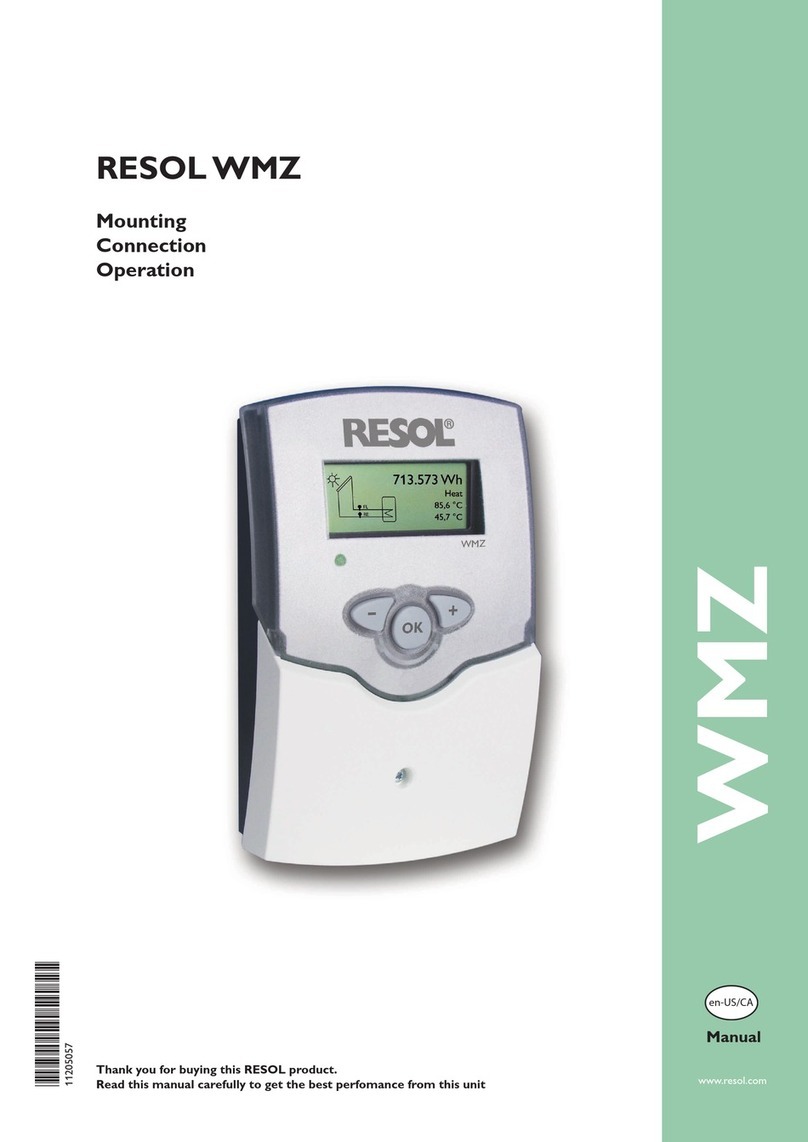 Resol WMZ User manual