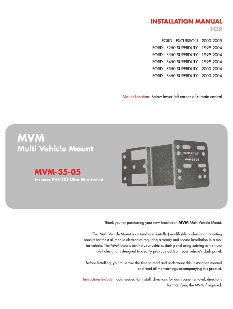 Bracketron MVM-35-05 User manual