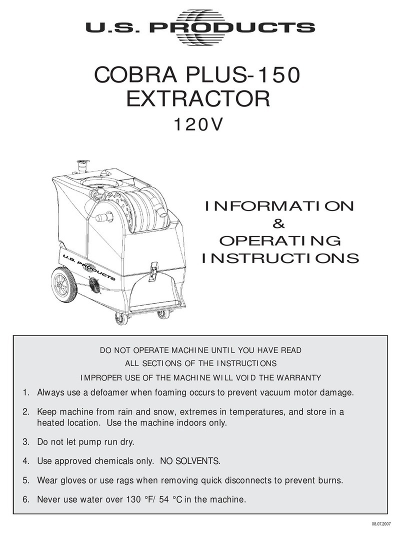 U.S. Products COBRA PLUS-150 Operating instructions