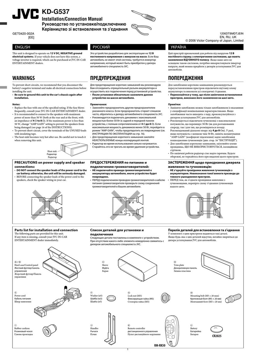 JVC KD-G537 Guide
