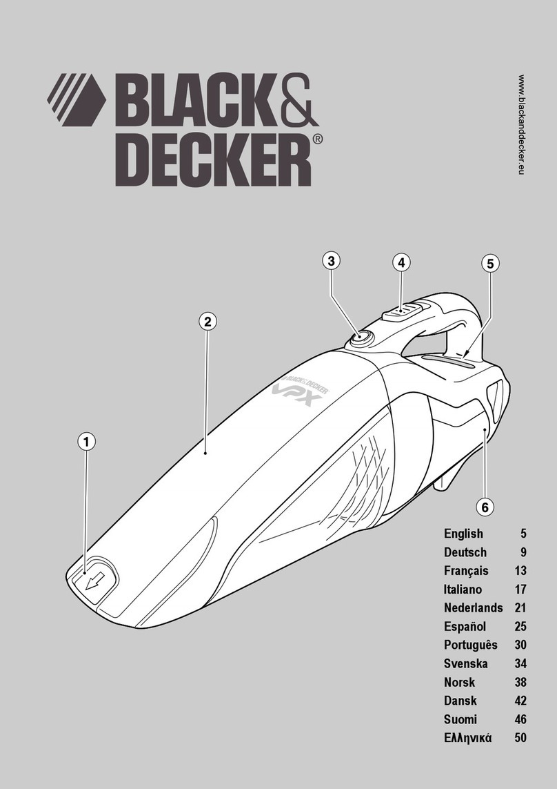 BLACK DECKER VPX2102 manual