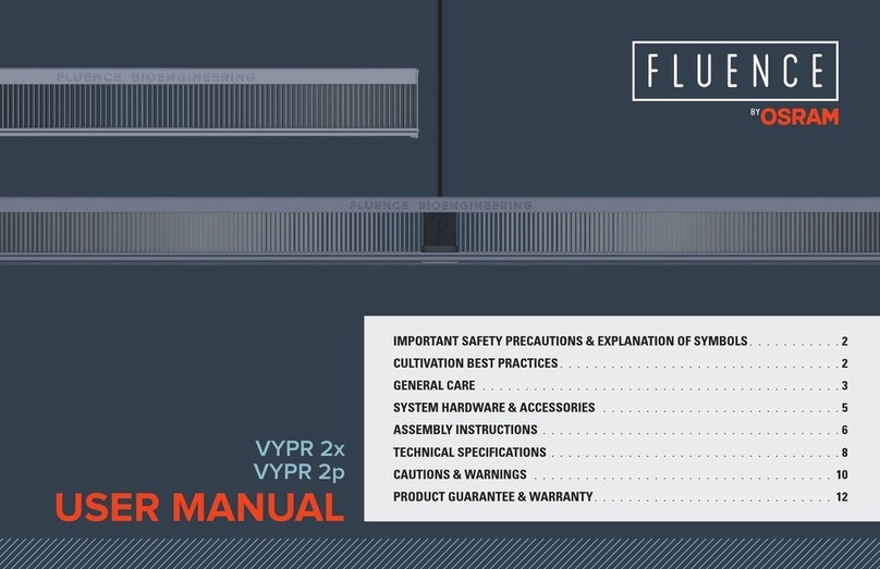 Osram Fluence VYPR 2x user manual