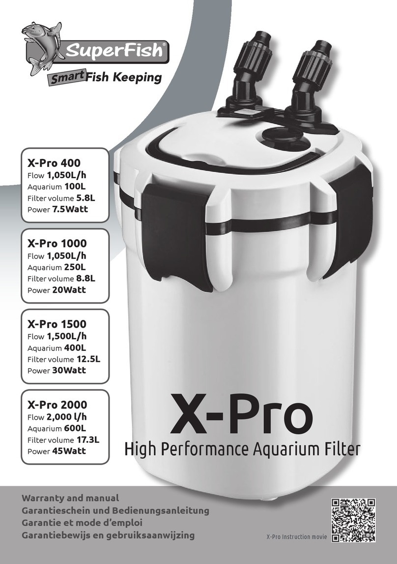 SuperFish X-Pro Series Warranty and manual