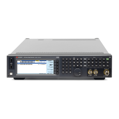 Keysight N5166B User manual