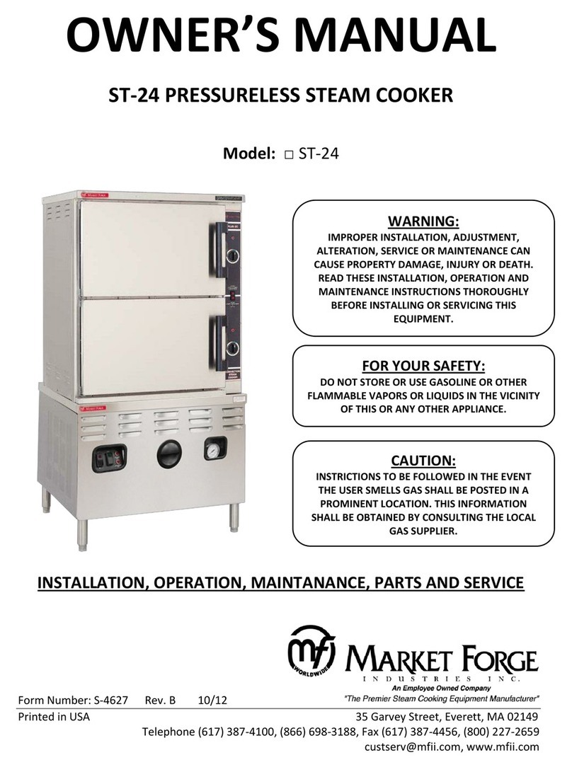 Market Forge Industries ST-24 User manual