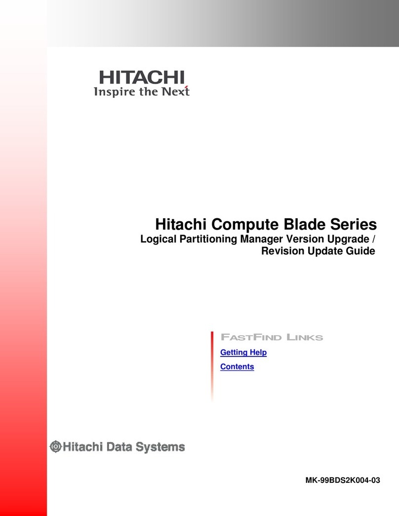 Hitachi Compute Blade Series General instructions