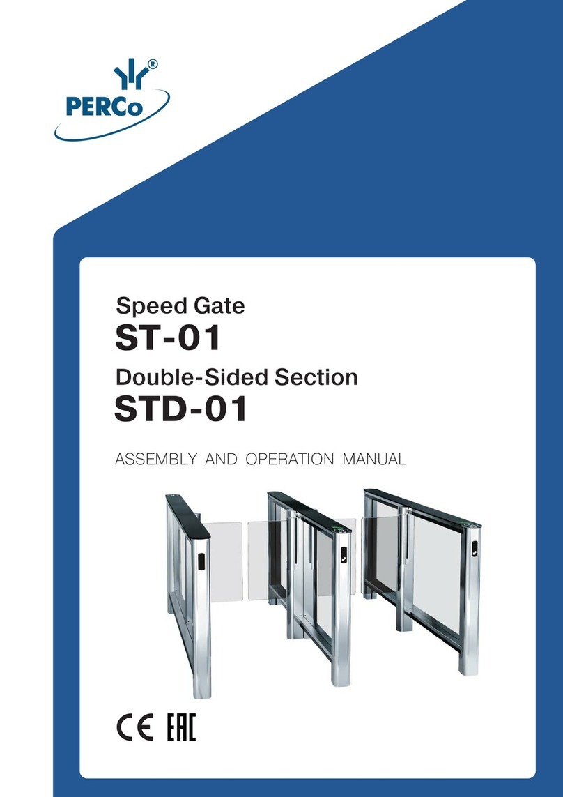 PERCo ST-01 Assembly and operation manual