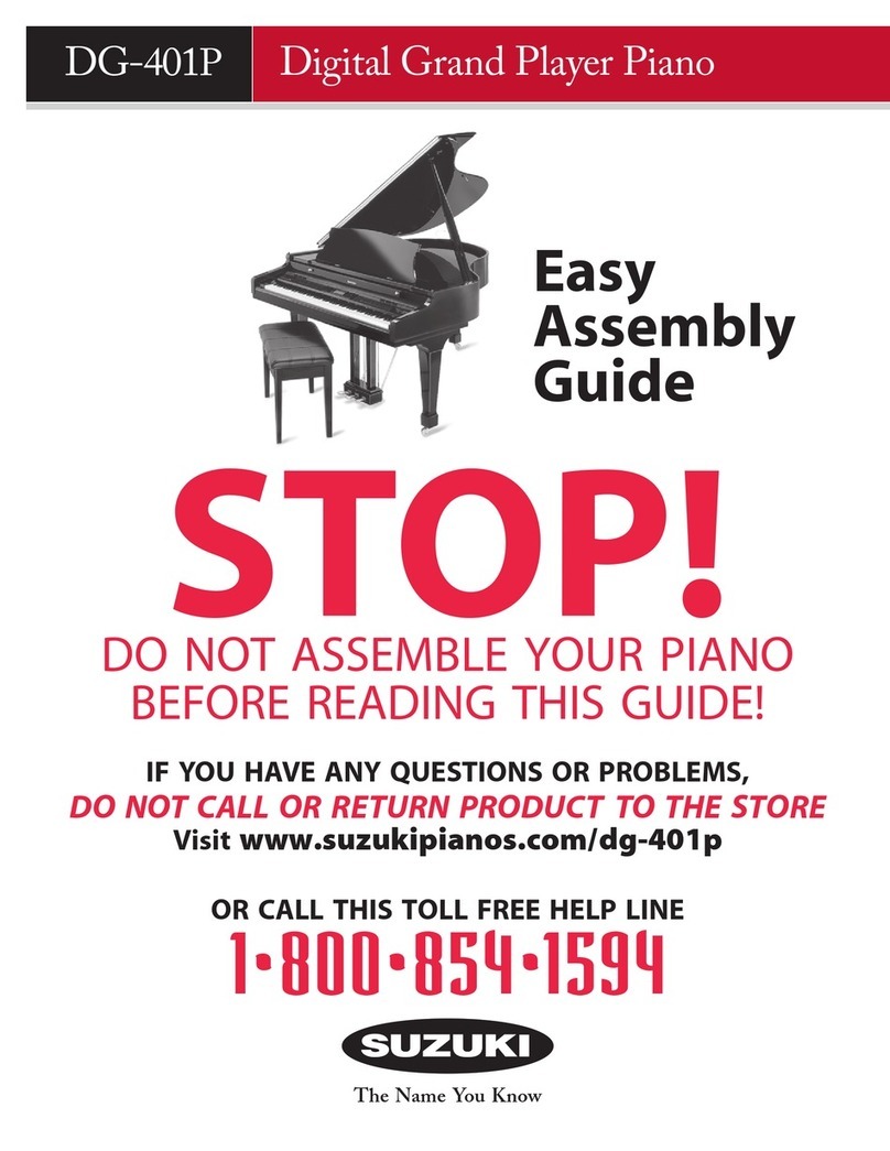 Suzuki DG-401P Assembly guide