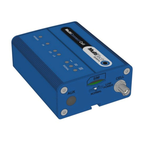 Multitech MultiConnect Cell MTC-G3 User manual