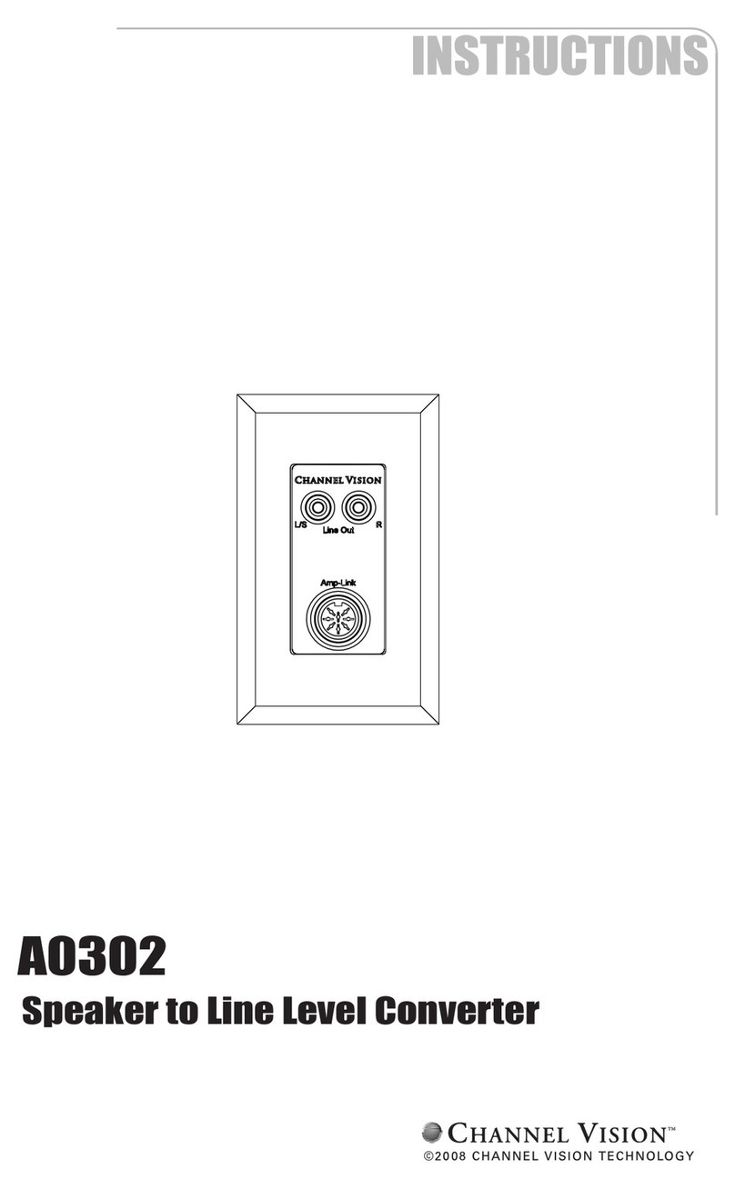 Channel Vision A0302 instructions