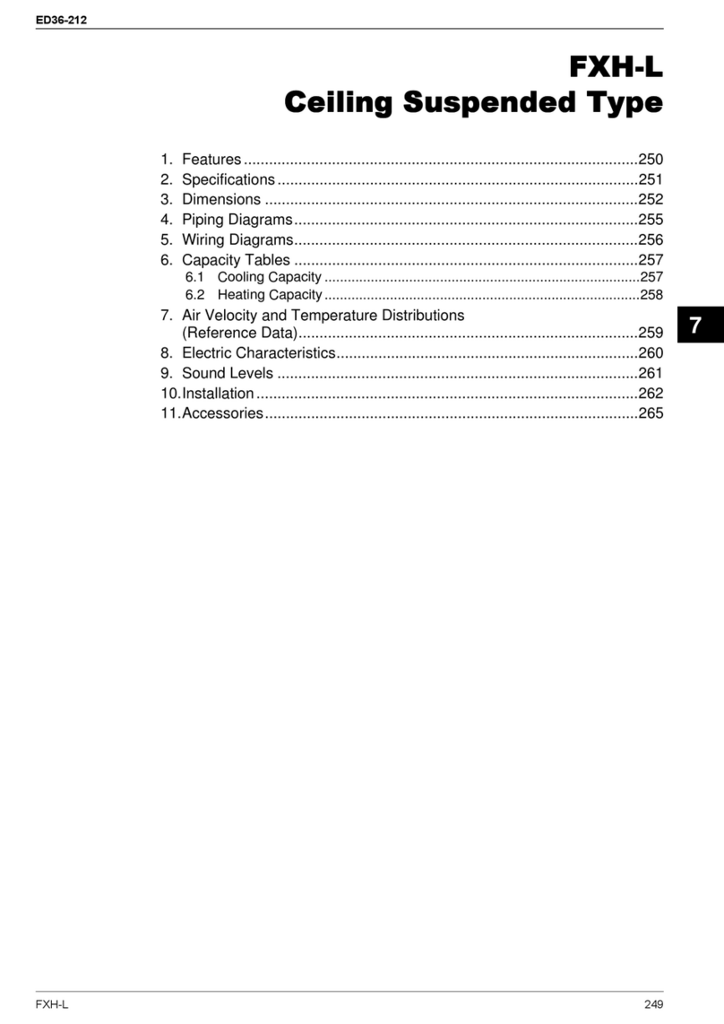 Daikin FXH-L Series User manual