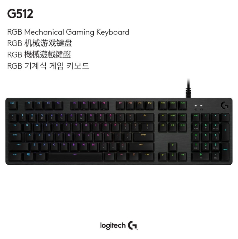 Logitech G G512 User manual