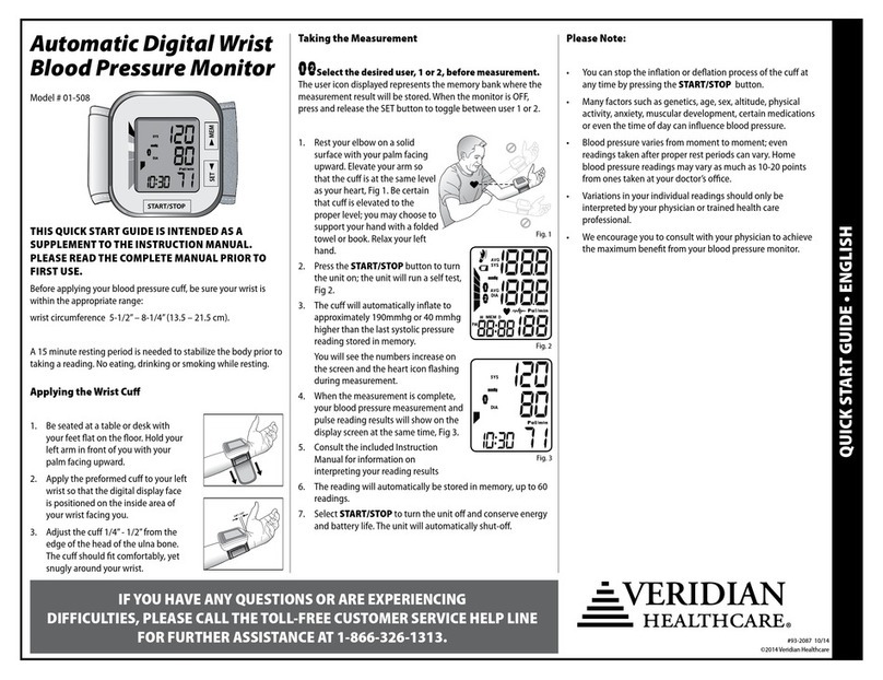 Veridian Healthcare 01-508 User manual