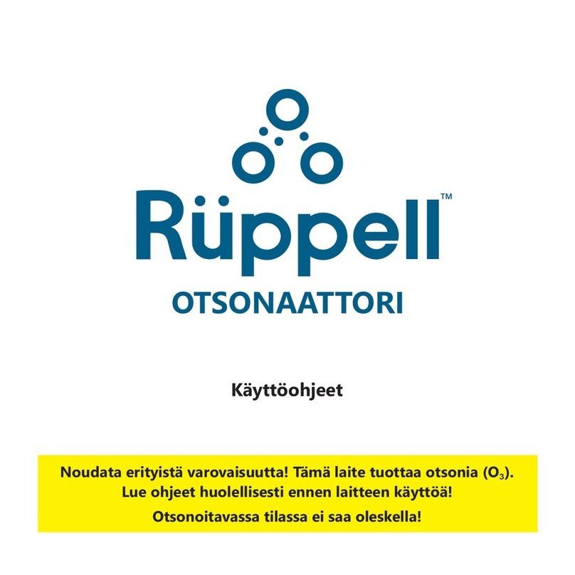 Ruppell OZONATOR manual