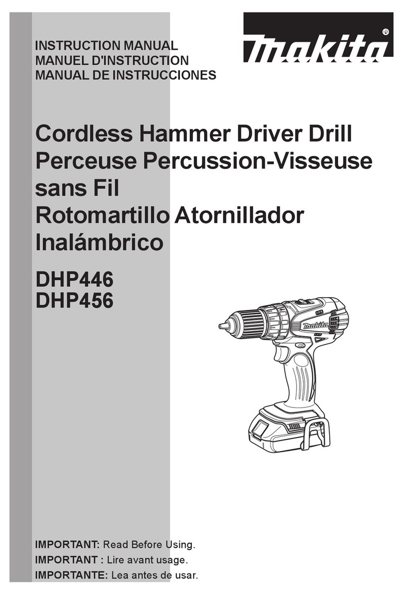 Makita DHP446 instruction manual