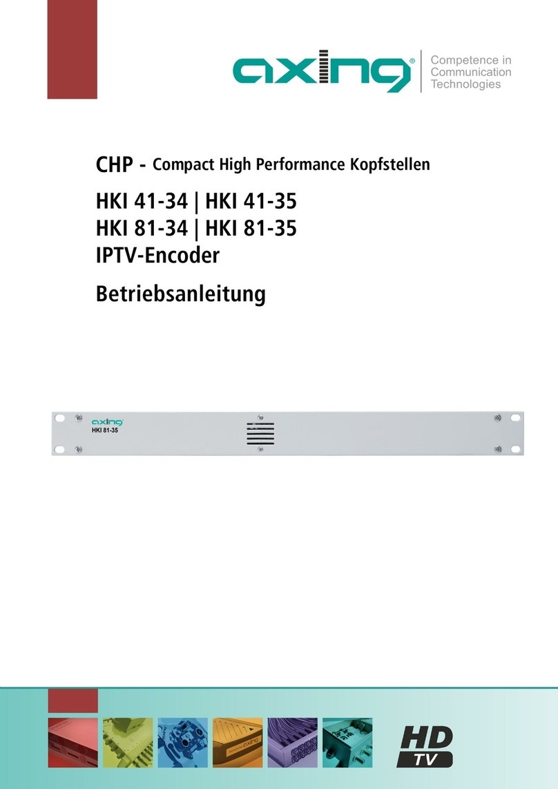 axing HKI 81-34 Operation instructions
