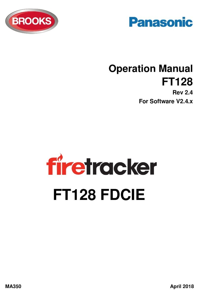 Panasonic Firetracker FT128 User manual Panasonic Firetracker FT128 User manual