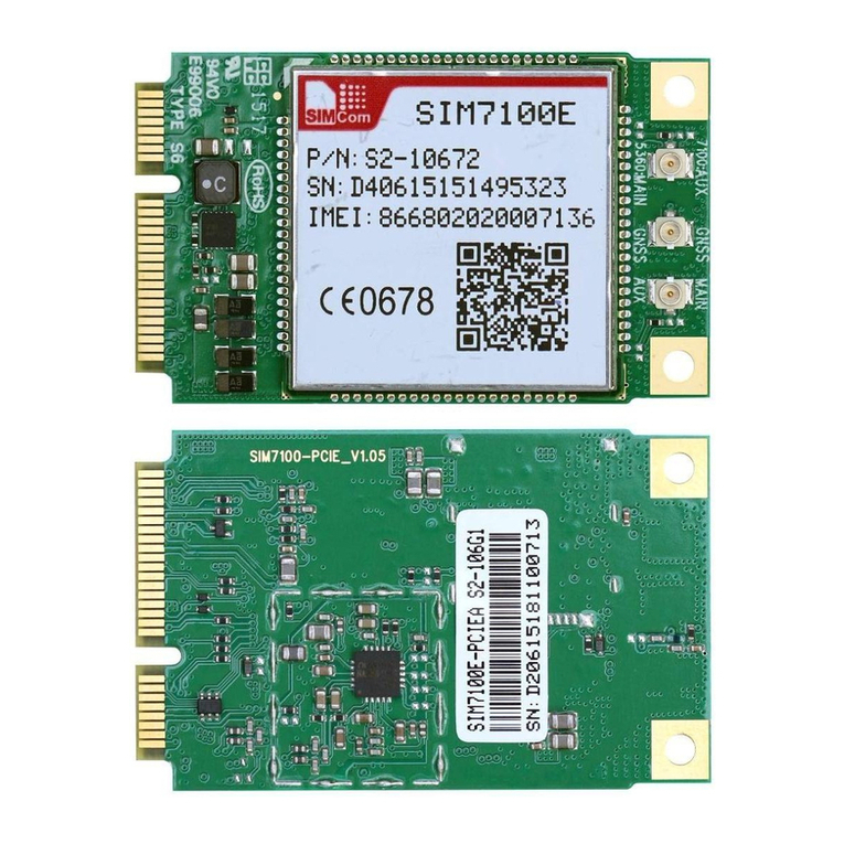 SimTech SIMCom SIM7100-PCIE Hardware design