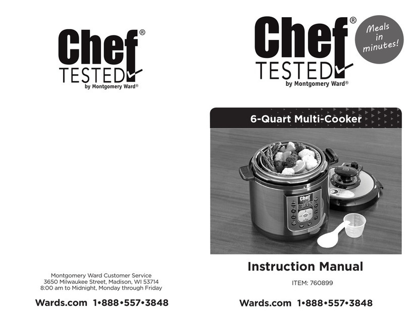 Montgomery Ward Chef Tested 760899 instruction manual