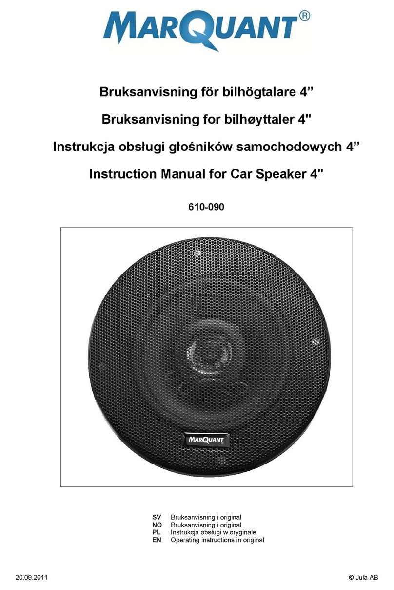 Marquant 610-090 instruction manual