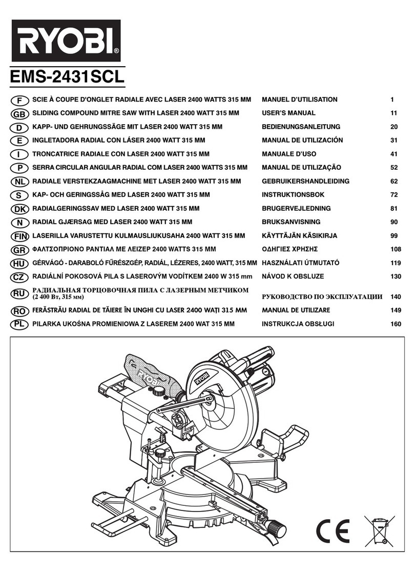 Ryobi EMS2431SCL user manual