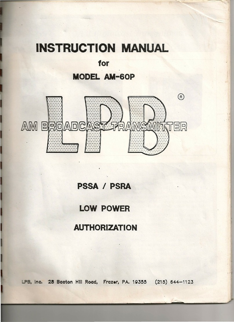 LPB AM-60P instruction manual