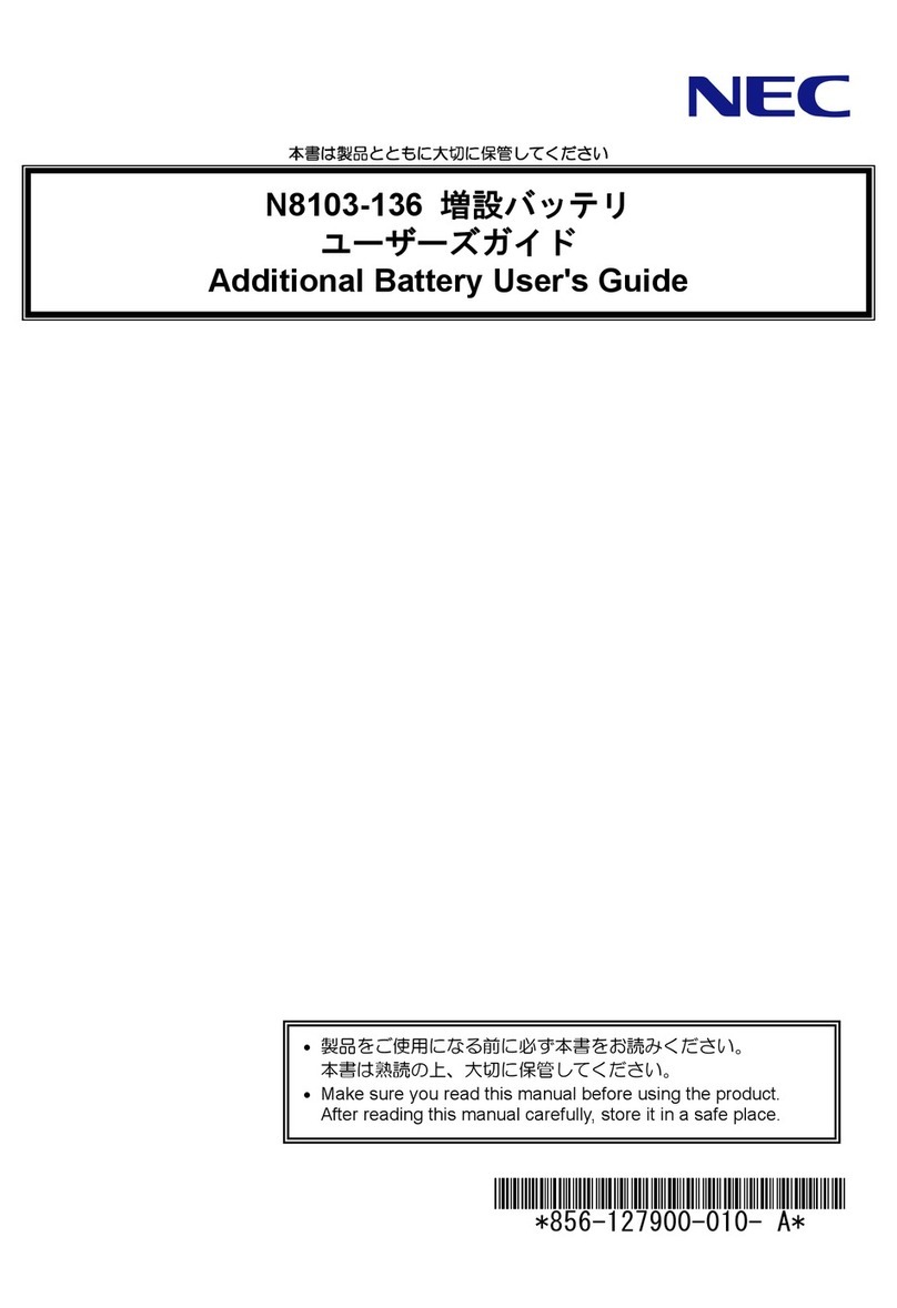 NEC N8103-136 User manual NEC N8103-136 User manual