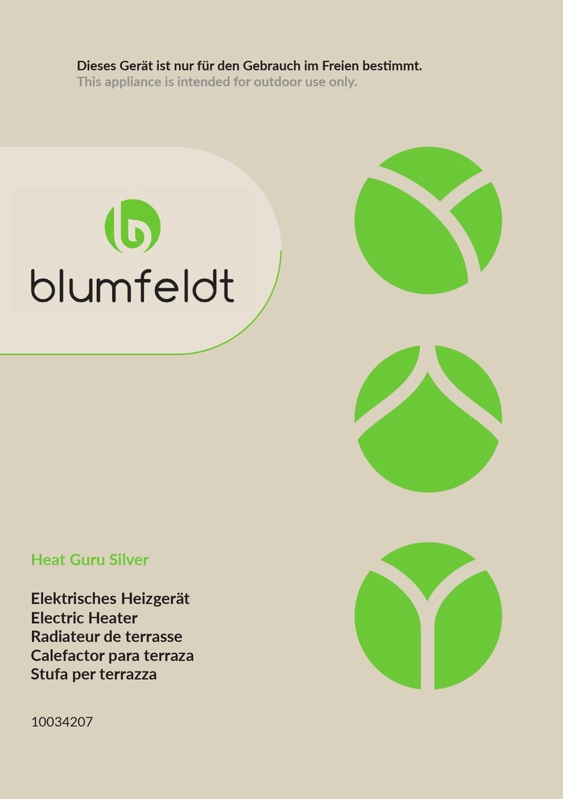 Blumfeldt Heat Guru Silver User manual