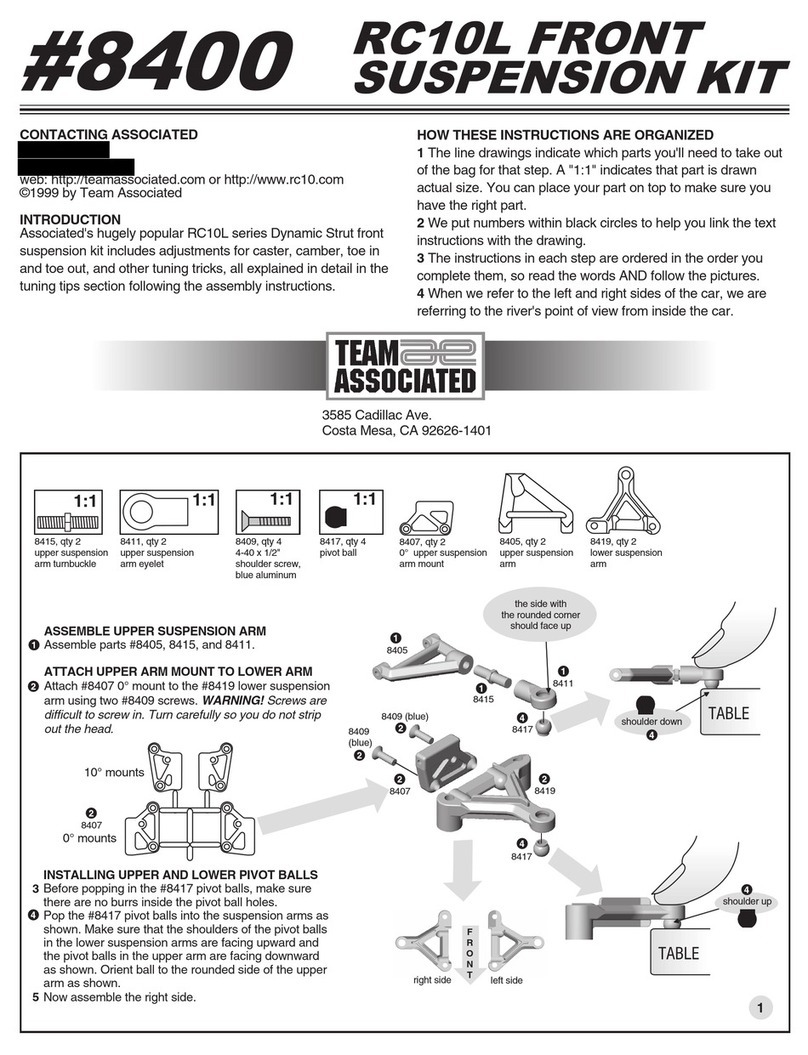 Associated Electrics 8400 instructions