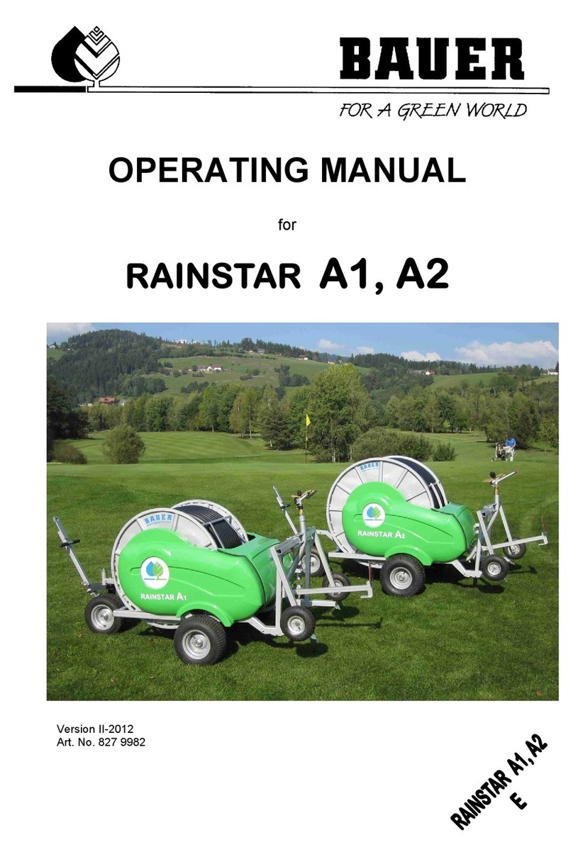 Bauer RAINSTAR A1 operating manual