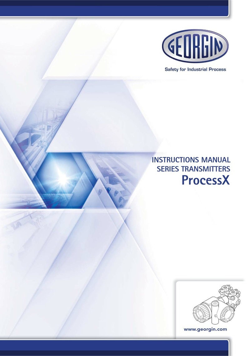 GEORGIN ProcessX Series instruction manual