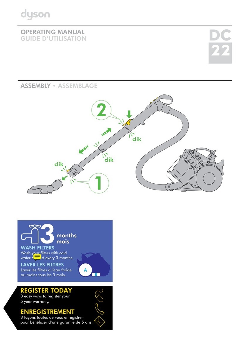 Dyson DC 22 User manual