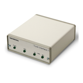 Siemens Trunk Interface II Series installation instructions Siemens Trunk Interface II Series installation instructions