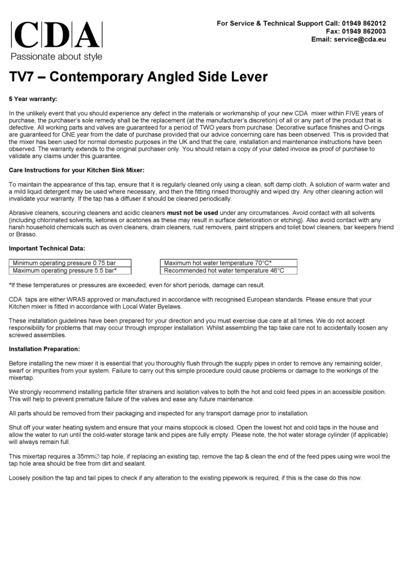 CDA TV7 User manual