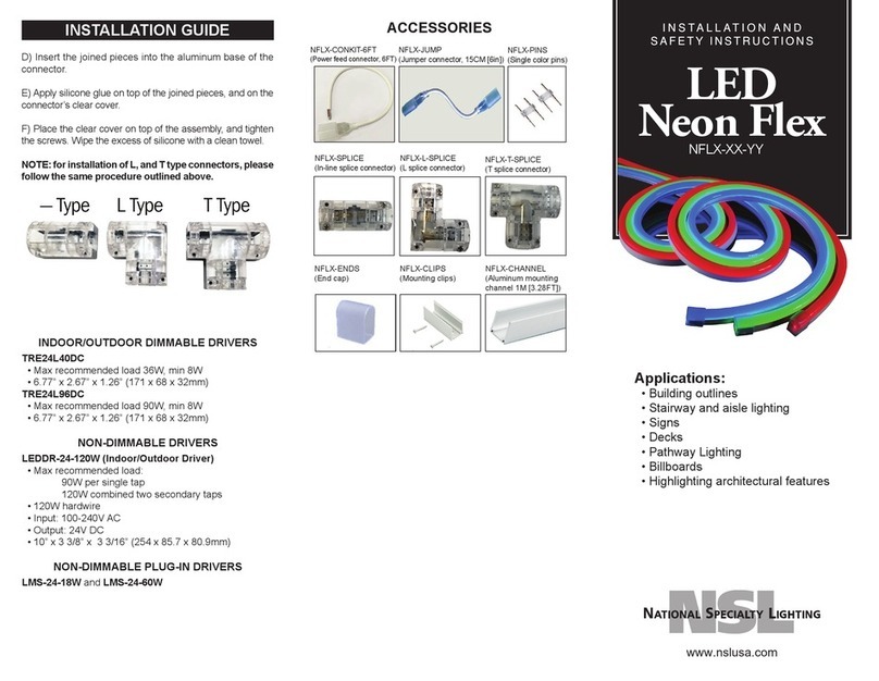 NSL LED Neon Flex Manual