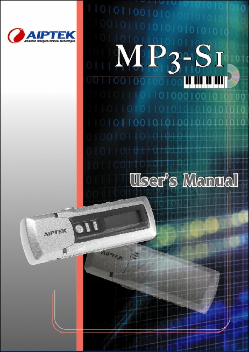 AIPTEK MP3-S1 user manual
