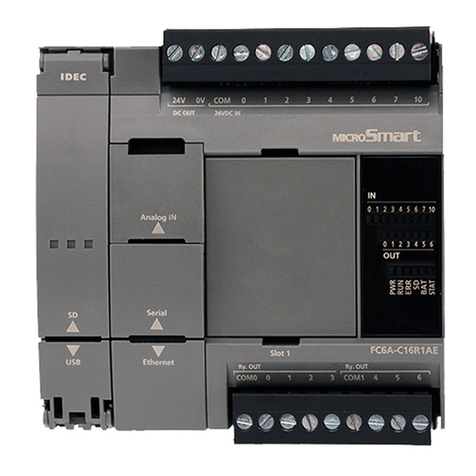 IDEC MICROSmart FC6A Series Owner's manual