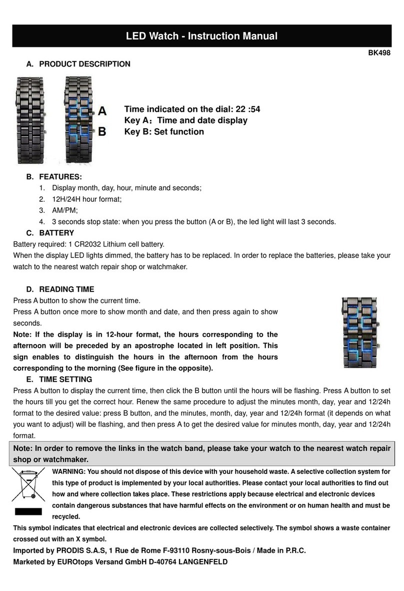 Yongquan BK498 instruction manual