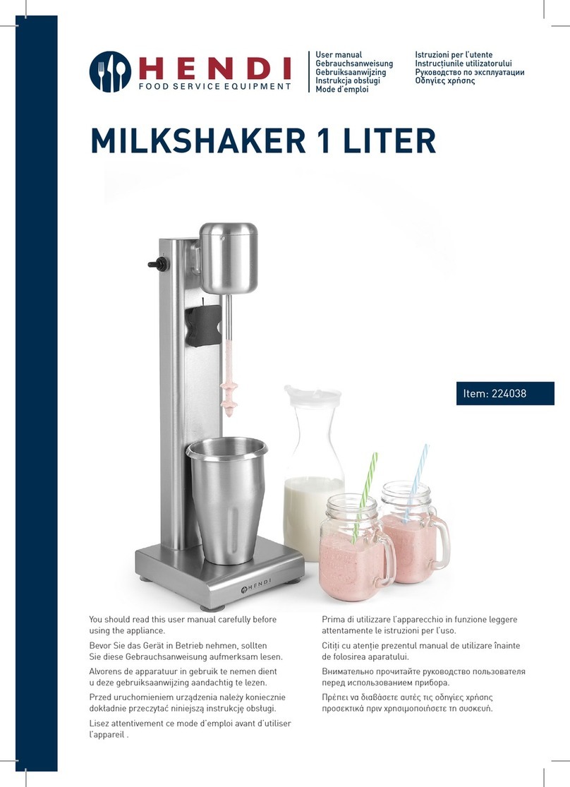 Hendi 224038 user manual