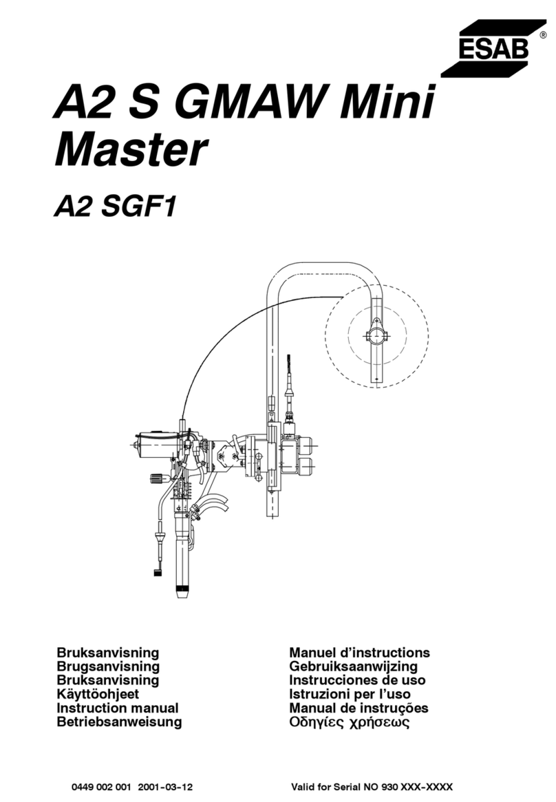 ESAB A2 S GMAW Mini Master instruction manual