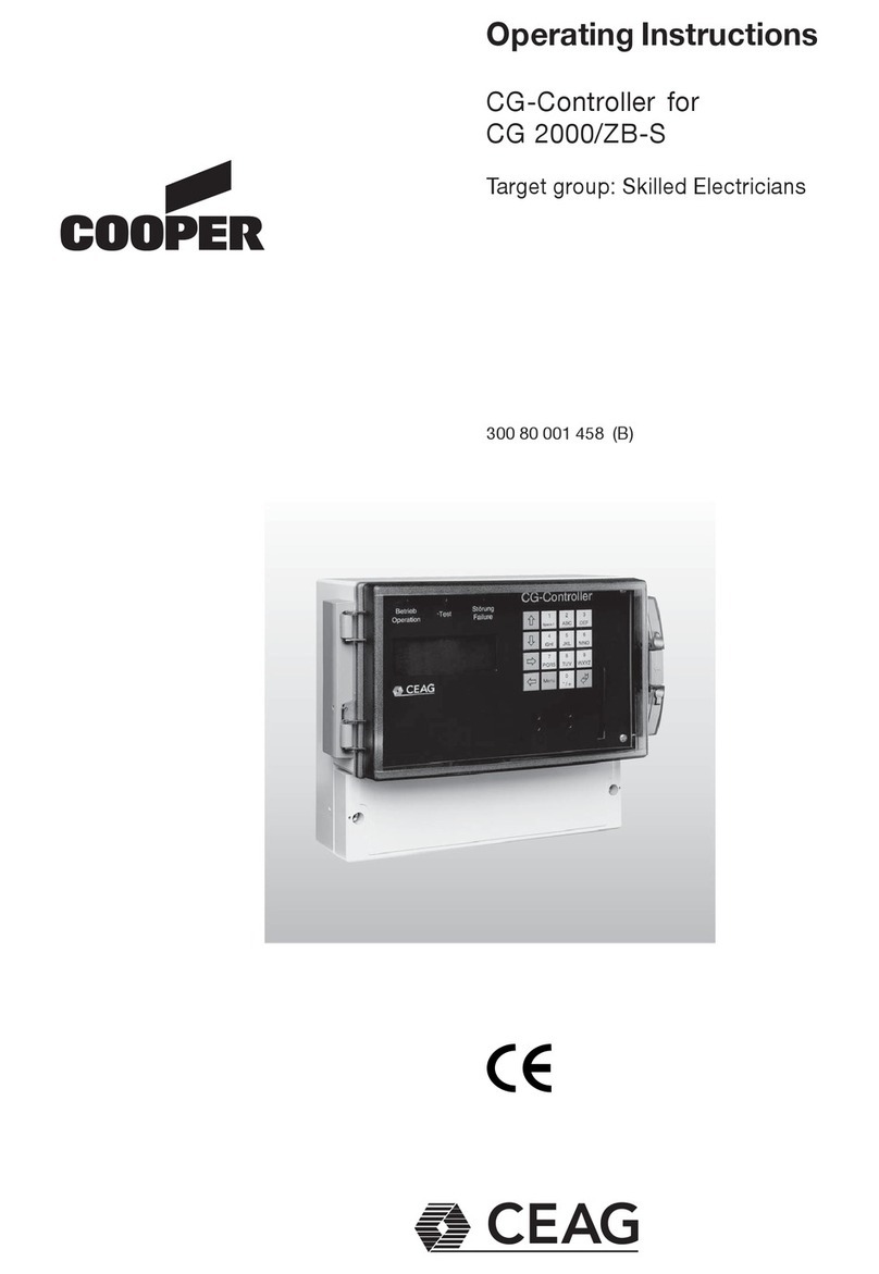 CEAG COOPER CG-Controller User manual